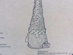 NEW Member's Mark Pre-Lit 40" Indoor/Outdoor Gnome Topiary! (4C)