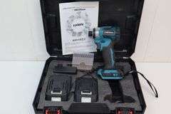 NEW 20v Impact Kit w/2 Batteries & Hard Cary Case! (11C)