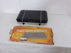 NEW Cast Iron Griddle & Camping Stove! (9B)