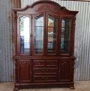 Gorgeous 2-Piece China Cabinet! Excellent condition w/very little wear! 60x18x85 (RD)