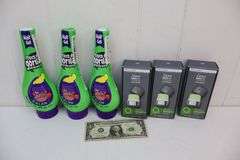 NEW Lot of THREE Bottles of Gorilla Snot Gel & THREE Dove Men+Care Refillable Deoderant Sets! (6B)