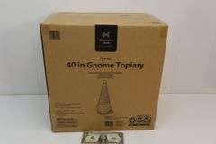 NEW Member's Mark Pre-Lit 40" Indoor/Outdoor Gnome Topiary! (4C)