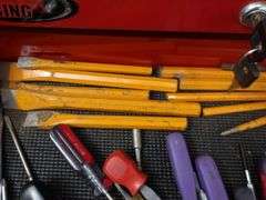 $$ NICE Craftsman 2-Tier Rolling Tool Chest w/TWO Sets of Keys AND CONTENTS!!! View additional photos! Excellent condition! All drawers work great! $$$ (RD)