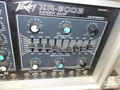 $$$ Peavey XR-600B Mixer Amp AND Pair of Peavey Speaker Cabinets! NICE! (RD)
