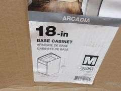 NEW Arcadia 18-Inch Base Cabinet! (RD)