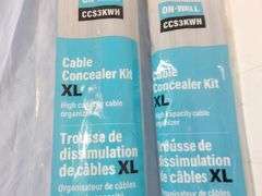 NEW XL On-Wall Cable Concealer Kits! (W1)