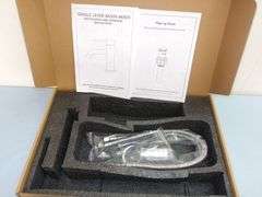 NEW Single Lever Waterfall Faucet Set w/Pop Up Drain! Matte black. (3A)