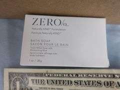 NEW 300-COUNT Case of ZERO 1oz Triple Milled Moisturizing Aloe Bar Soap! (4D)