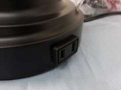 NEW Pair of Modern Table Lamps w/USB-A+C Ports & Outlet! Bronze color. (1A)
