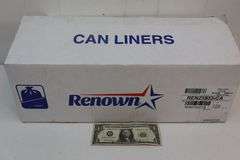 NEW Case of Renown 24x32 .70 Mil Can Liners! 10-50CT Rolls! (4D)