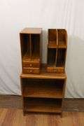 Small Bookcase & 2 Wooden Organizers! (RD)