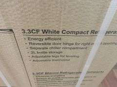 $ NEW Seasons 3.3 cu ft Mini Fridge! (RD)