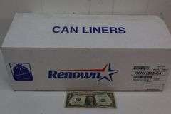 NEW Case of Renown 24x32 .70 Mil Can Liners! 10-50CT Rolls! (4D)