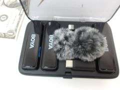 $ NEW Boya Mini Lapel Wireless 2PC Microphones Set! (1C)