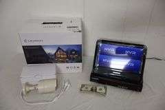 $ NEW Cromorc Wireless High Definition All-in-One *4-Camera* Security System w/1TB DVR & 10.1" Viewing Monitor! AI Detection! NICE! (13B)