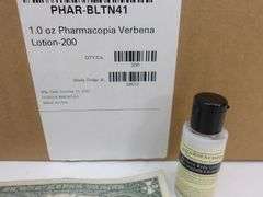 NEW 200-COUNT Case of Pharmacopia 1oz Organic Verbena Body Lotion! (6D)