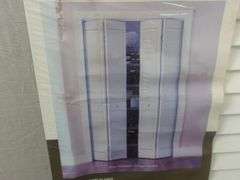 NEW Reliabilt 1-1/4" Louver Over Louver Closet Bifold Door! 36x80 (W1)