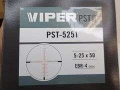 $$$ NEW Vortex Viper PST Gen II 5-25x50 EBR-4 (MOA) Rifle Scope! **This is a $1000++ Scope!!** $$$ (OS)