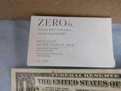 NEW 300-COUNT Case of ZERO 1oz Triple Milled Moisturizing Aloe Bar Soap! (4D)