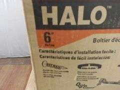 NEW Lot of TWO Cases of Halo 6" Recessed Lighting Housing! (14A)