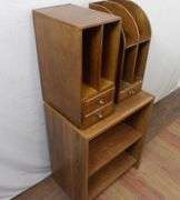 Small Bookcase & 2 Wooden Organizers! (RD)