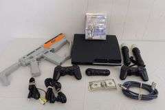PlayStation 3 Console w/Game, Move Camera & Accessories! (10C)