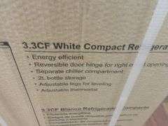 $ NEW Seasons 3.3 cu ft Mini Fridge! (RD)