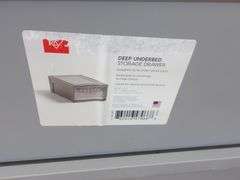 Set of THREE Large Stackable Underbed Storage Drawers! (RD)