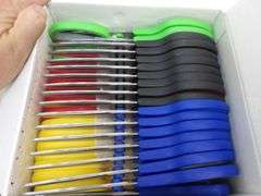 NEW 36CT Case of 8" Stainless Steel Scissors! Assorted Colors. (2B)