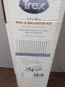 NEW Trex 6ft x 36in Rail & Balluster Kit! (R3)