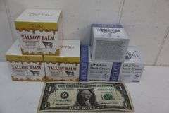 NEW Lot of THREE Jars of Melao 2oz Beef Tallow Balm & THREE Jars of Lift & Firm Neck Cream! (5C)