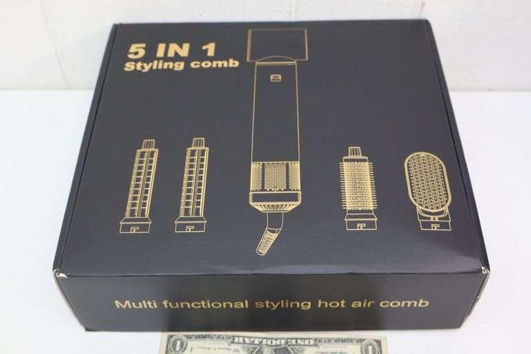 NEW 5-in-1 Multifunctional Hot Air Styling Comb Set! (2B)