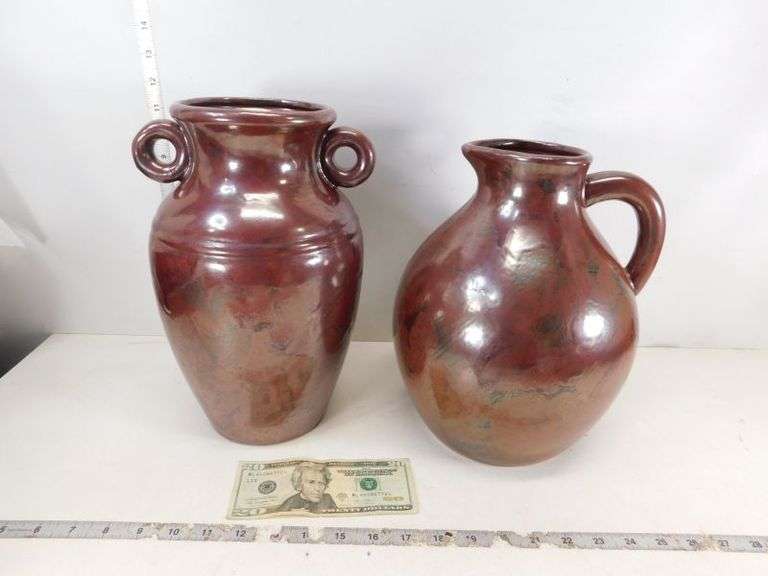 2- Heavy Vases - Very Nice Home Décor