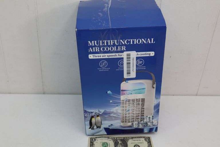 NEW Multifunctional 3-Speed Rechargeable Personal Air Cooler! (2B)