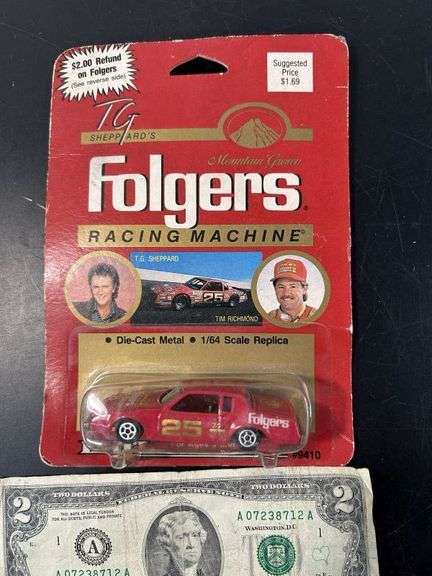 Flogers Racing Machine TG Sheppard Tim Richmond 1/64 Die-Cast