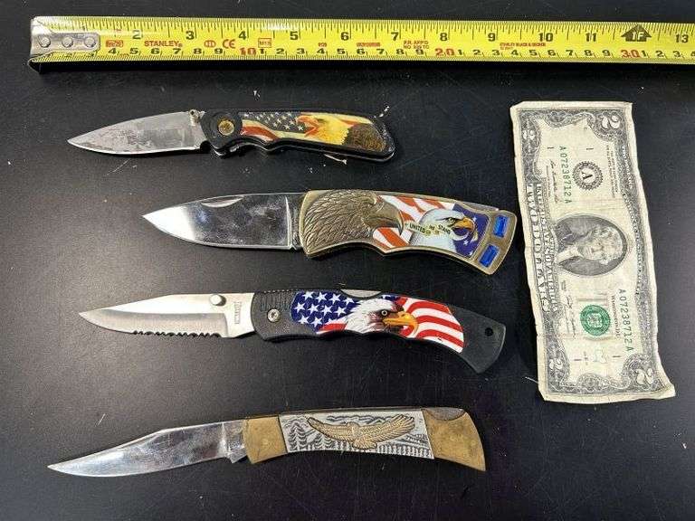 Tomahawk, Defender, Toolmax and Japan American Eagle Knife Lot