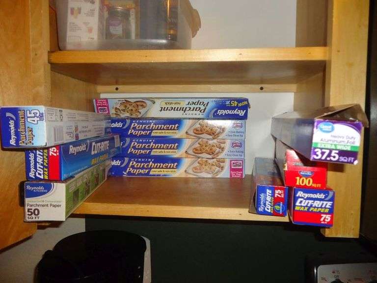 CASH ONLY Lot of Parchment Paper, Wax Paper, Most aren't Open. (K)