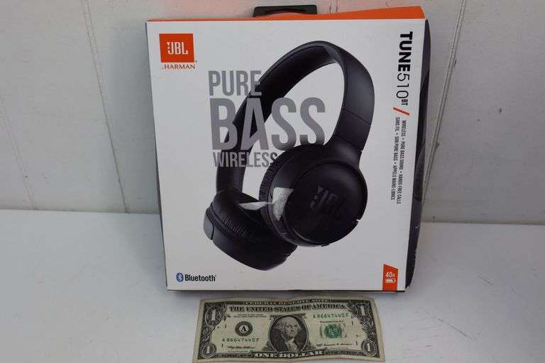 NEW JBL Tune 510 Bluetooth Wireless Headphones! (2B)