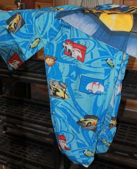 For the Racing Kids-Grand Prix Twin Size Sheet Set.