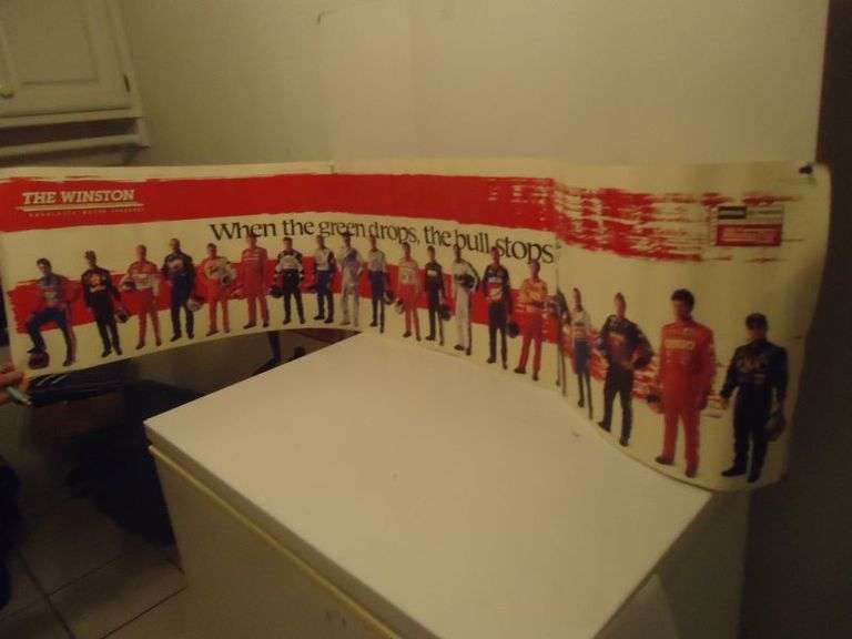 CASH ONLY  Winston Charlotte Motor Speedway offical poster, 1997. 6 ft. x 16 in. (U)
