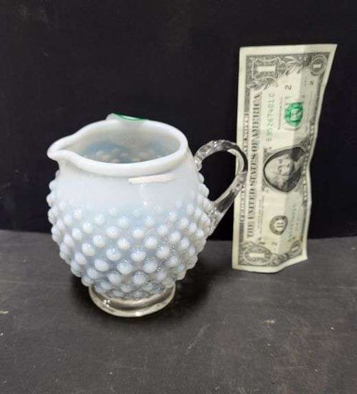 Fenton Glass Creamer. ~ cash only~. (1A)