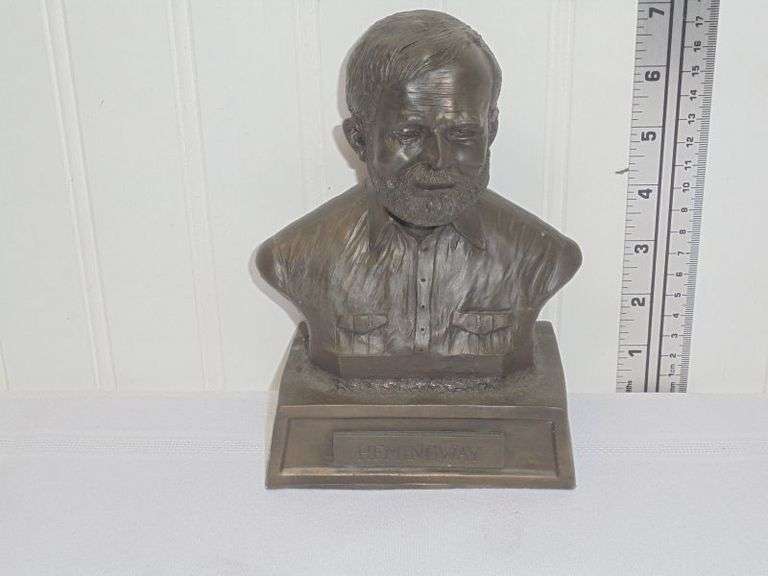Hemingway Bust by Rick Lewis.