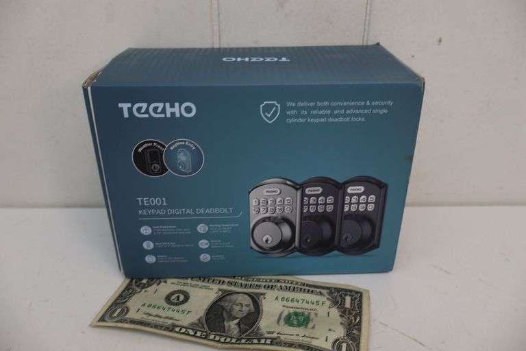 NEW Teeho Digital Keypad Deadbolt Kit! Bronze. (2C)