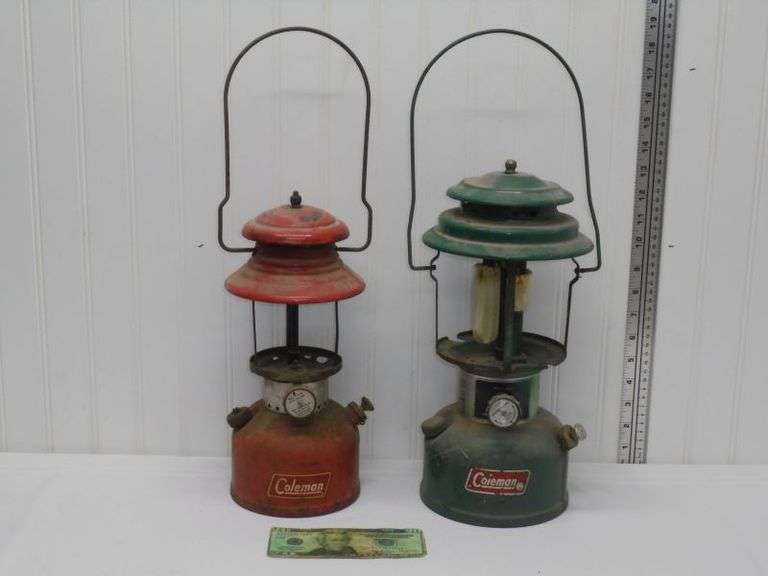 2 Vintage Coleman Lanterns, Missing Globes.