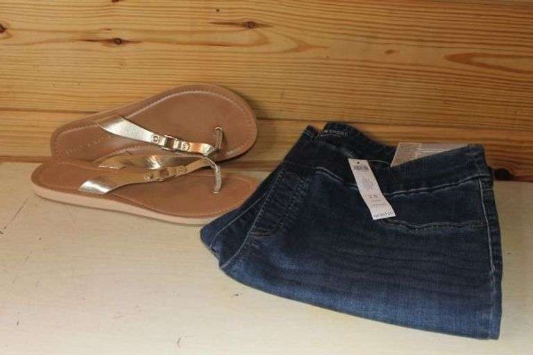 Chico's Bermuda Shorts Sz 14-NWT and Kelly and Kate Sandels Sz 11.