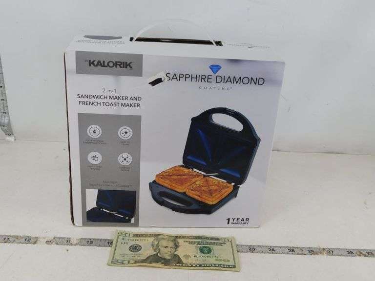 KALORIK Sandwich Maker & French Toast Maker- New in Box