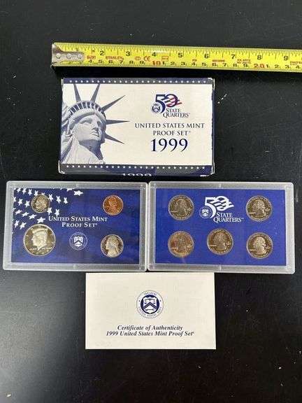 1999 50 State Quarters Proof Set (FC)