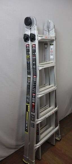 $ Gorilla Ladders 22FT Aluminum Multi-Position Ladder! 375LB Capacity! (W1)