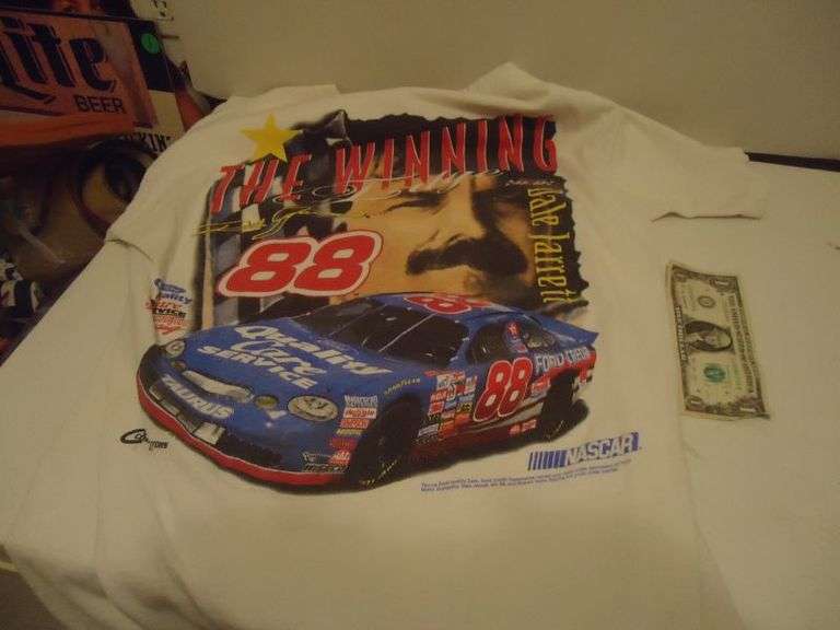 CASH ONLY  Dale Jarrett Tshirt, large, Winning Edge. (U)