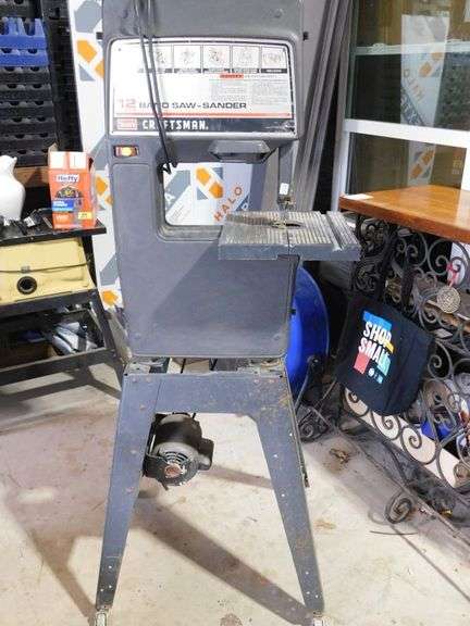 Craftsman 12'' Band Saw- Works Great- Has Wheels on the legs